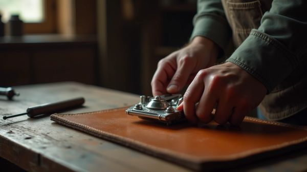 Comment choisir un outil maroquinier pour poser des accessoires métalliques