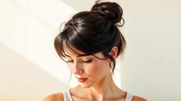 Top conseils pour maîtriser le chignon flou haut facilement